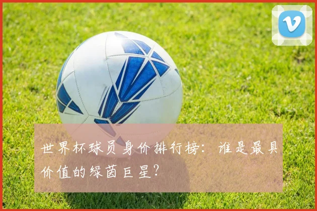 世界杯球员身价排行榜：谁是最具价值的绿茵巨星？